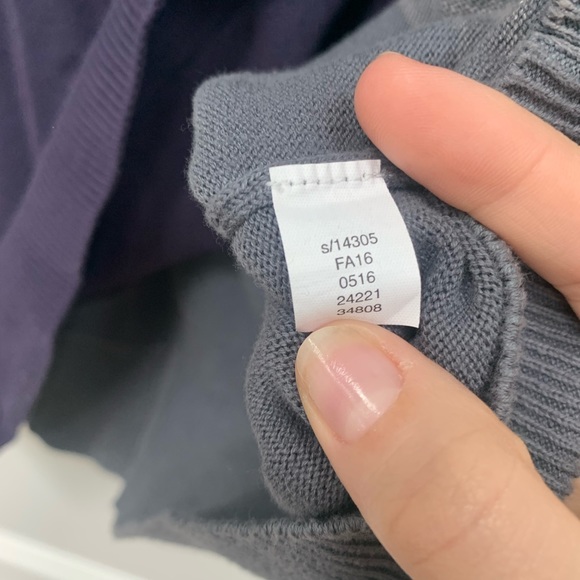 Alfani Mens Sweater Size Medium purple abstract design - Picture 2 of 4